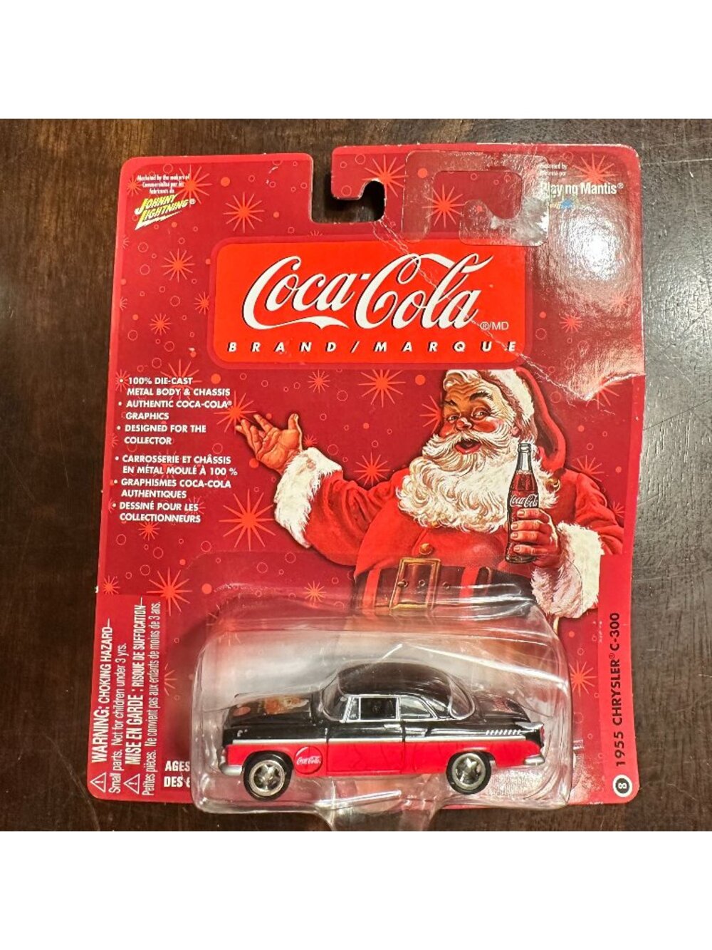 1955 Chrysler 300C Coca-Cola Die-Cast Car Playing Mantis Collectors Edition
